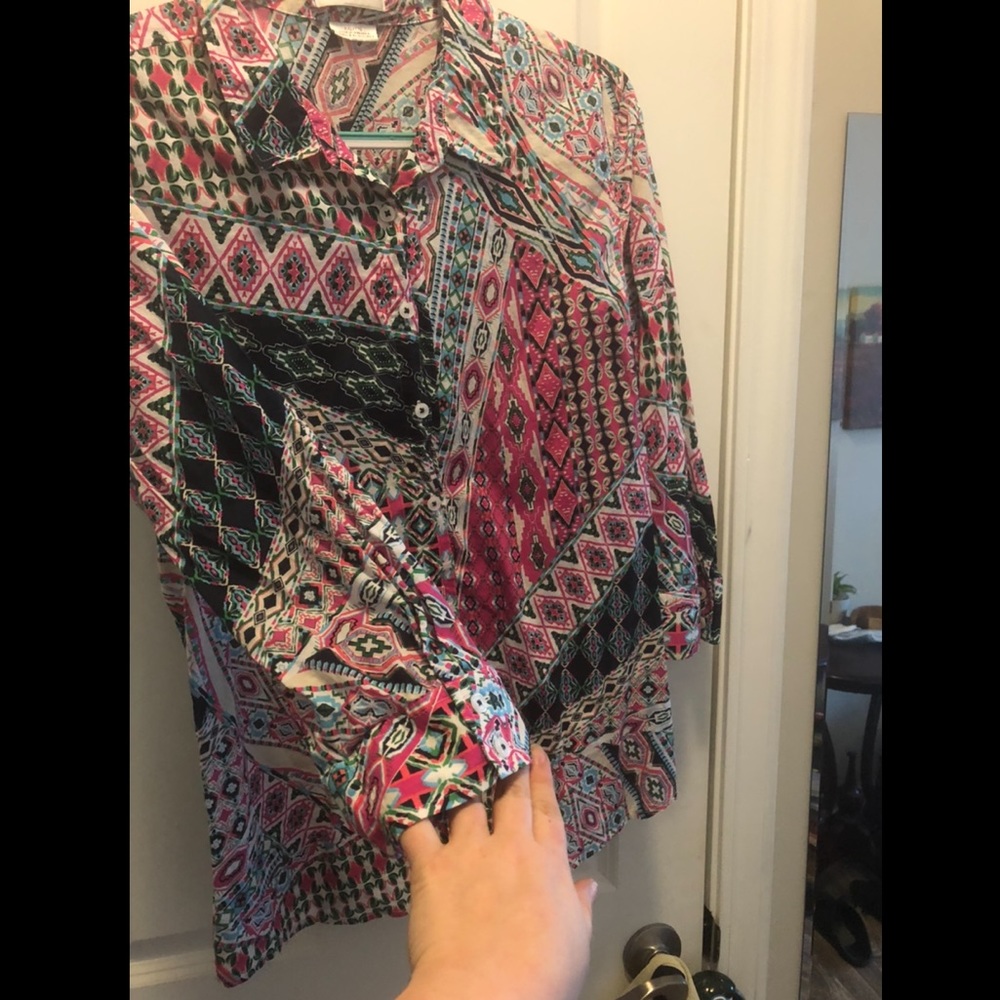 Geometric Aztec pattern - Picture 2 of 4